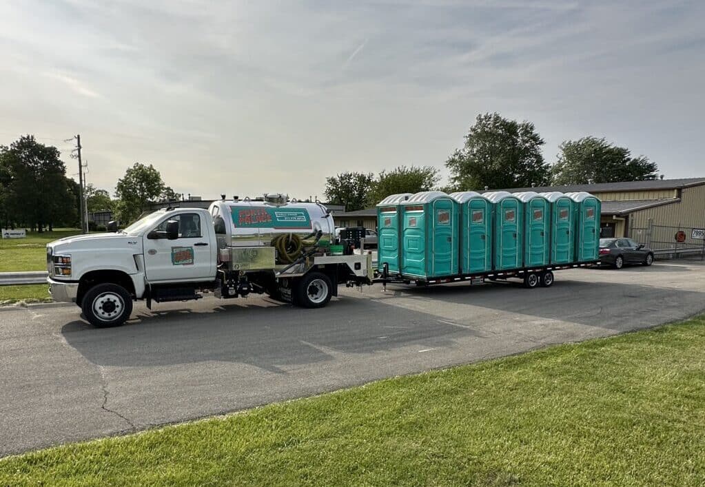 sporting event porta potty rentals in Indianapolis