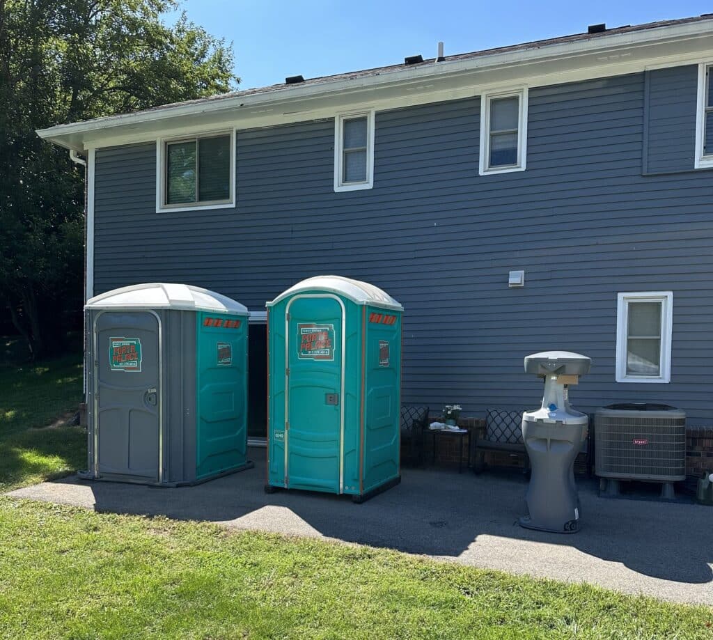 residential construction site portable toilets in Indianapolis