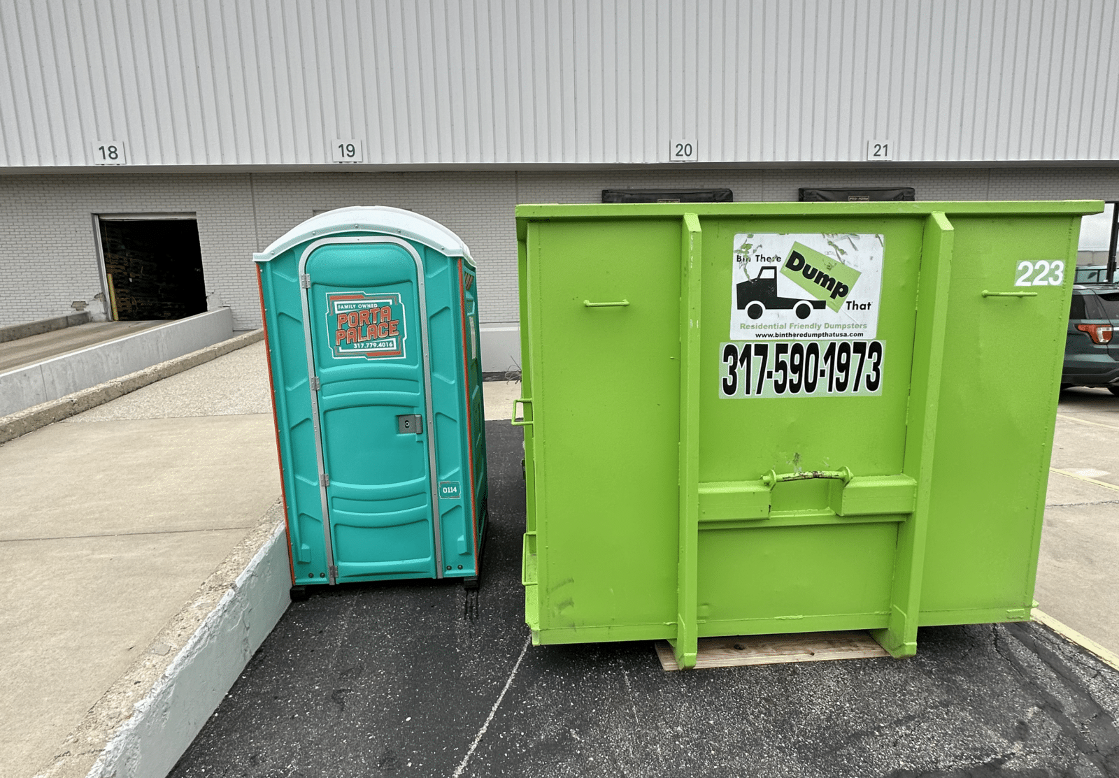 emergency and disaster relief portable restroom rentals in Indianapolis