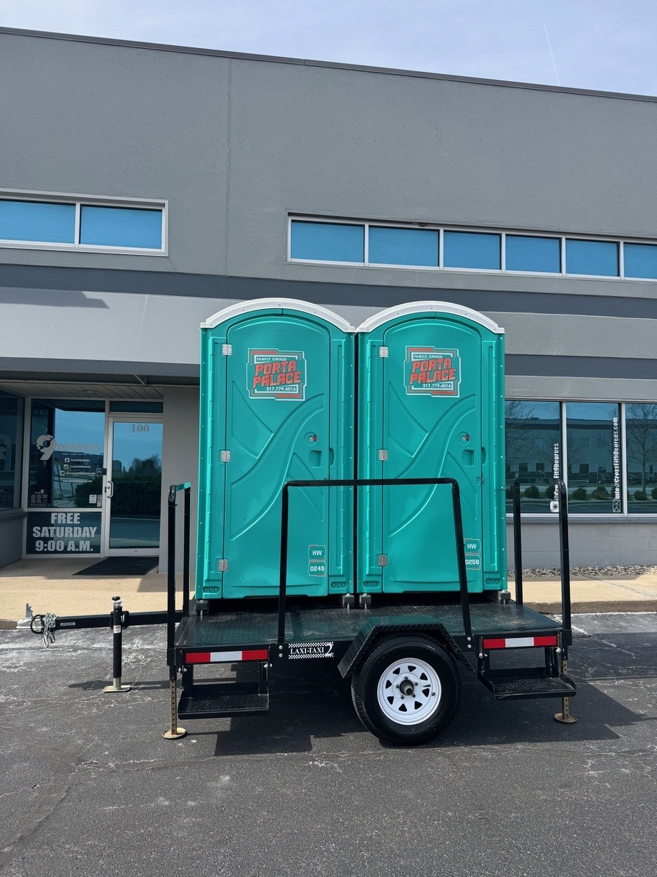 Porta Potty Trailer Transport